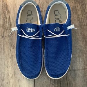 Hey Dude Mens Blue Athletic Shoes Size: 13